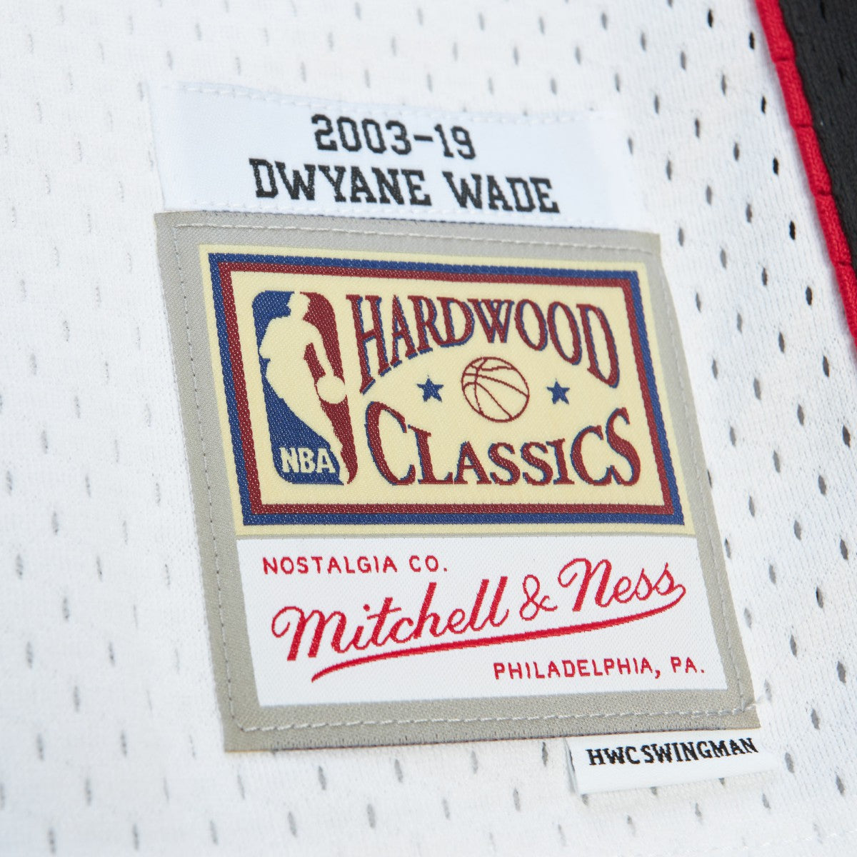 Mitchell & Ness Dwyane Wade Miami Heat Unisex Hall of Fame Class of 2023 Throwback Swingman Jersey