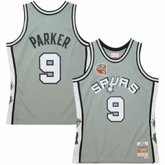 Mitchell & Ness Tony Parker San Antonio Spurs Unisex Hall of Fame Class of 2023 Throwback Swingman Jersey