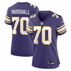 Jim Marshall  Women's Classic Retired Player Jersey - Minnesota Vikings Jerseys