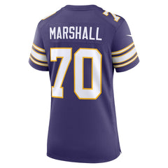 Jim Marshall  Women's Classic Retired Player Jersey - Minnesota Vikings Jerseys
