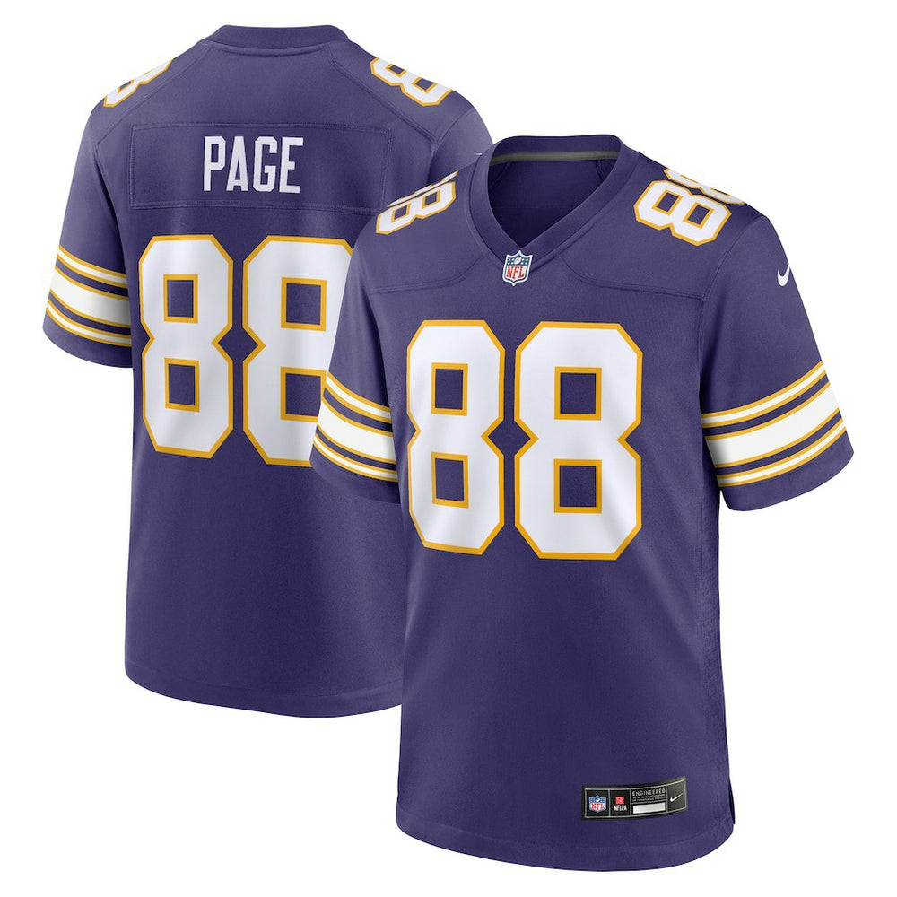 Alan Page  Retired Player Alternate Game Jersey - Minnesota Vikings Jerseys