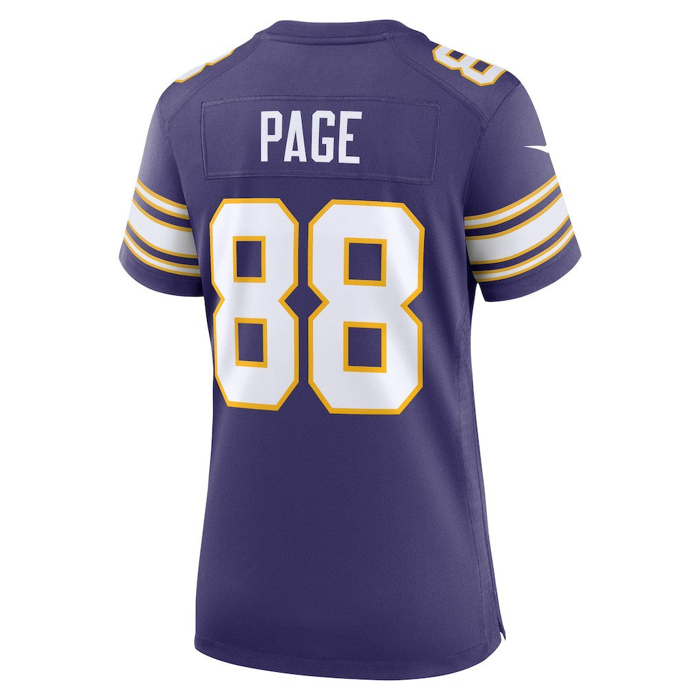 Alan Page  Women's Classic Retired Player Jersey - Minnesota Vikings Jerseys