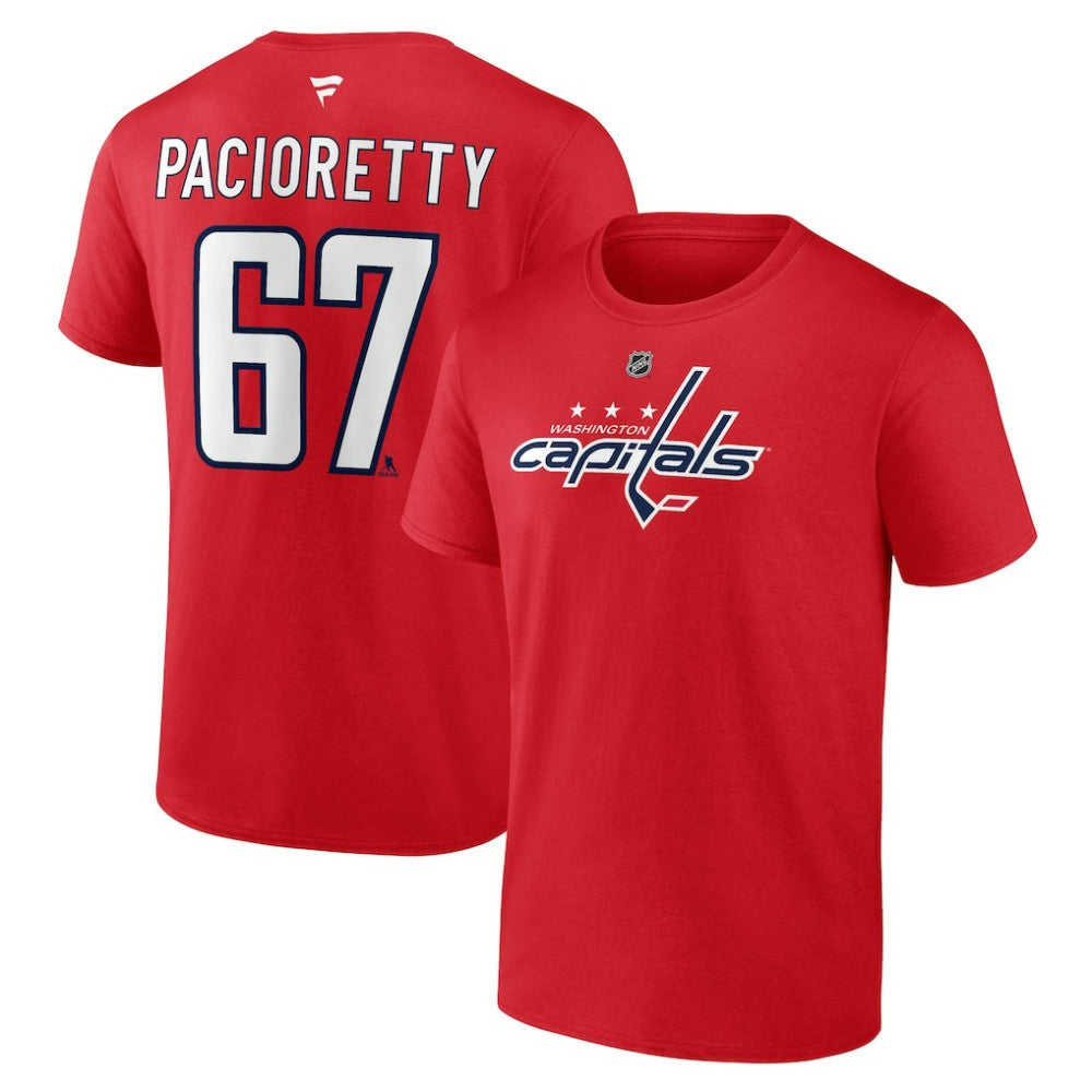 NHL Max Pacioretty Washington Capitals Fanatics Authentic Stack Name & Number T-Shirt