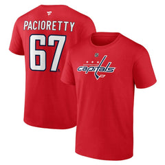 NHL Max Pacioretty Washington Capitals Fanatics Authentic Stack Name & Number T-Shirt