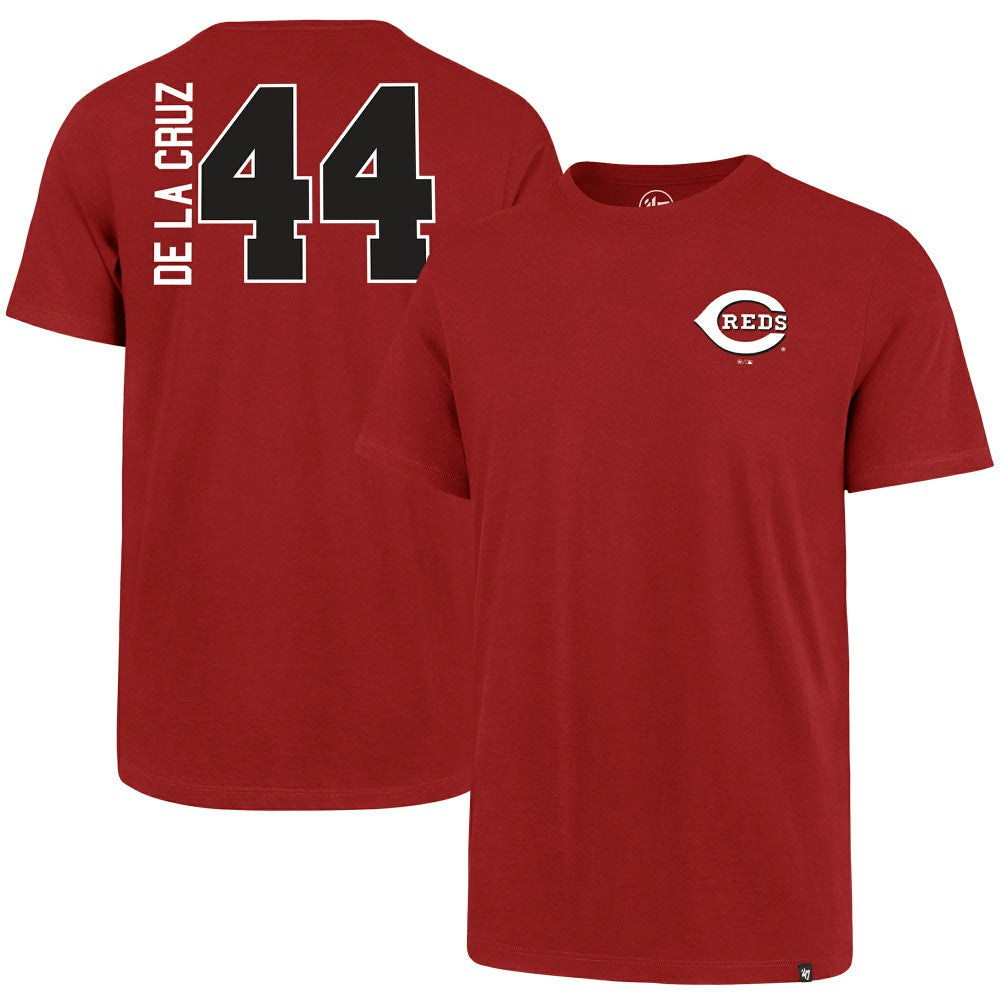 Red Elly De La Cruz Cincinnati Reds '47 Name & Number T-Shirt