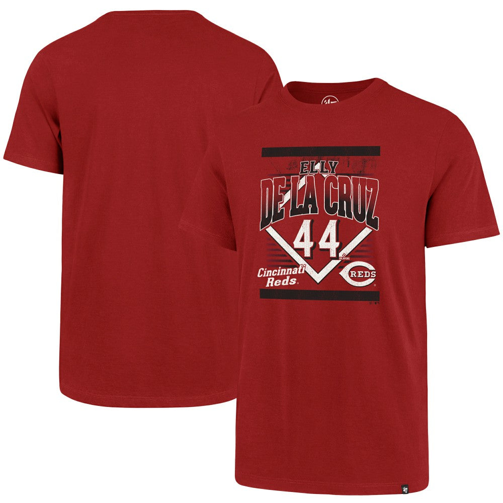 Red Elly De La Cruz Cincinnati Reds '47 Graphic T-Shirt
