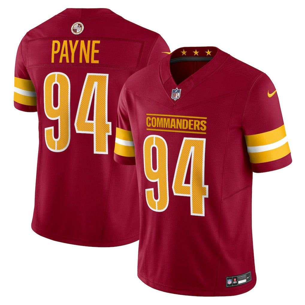 Daron Payne  Vapor F.U.S.E. Limited Jersey - Washington Commanders Jerseys