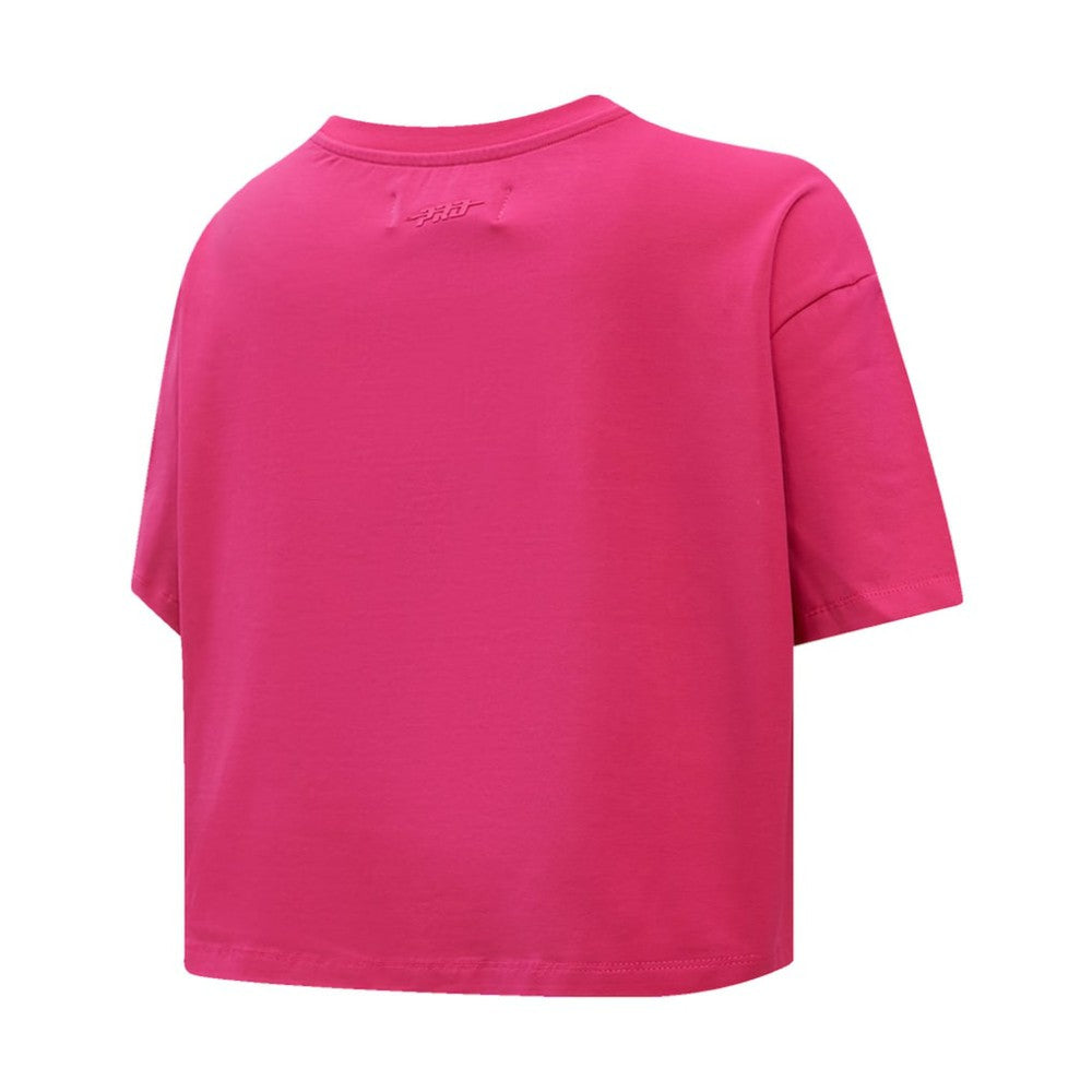 NHL Vegas Golden Knights Pro Standard Women's Triple Pink Cropped Boxy T-Shirt
