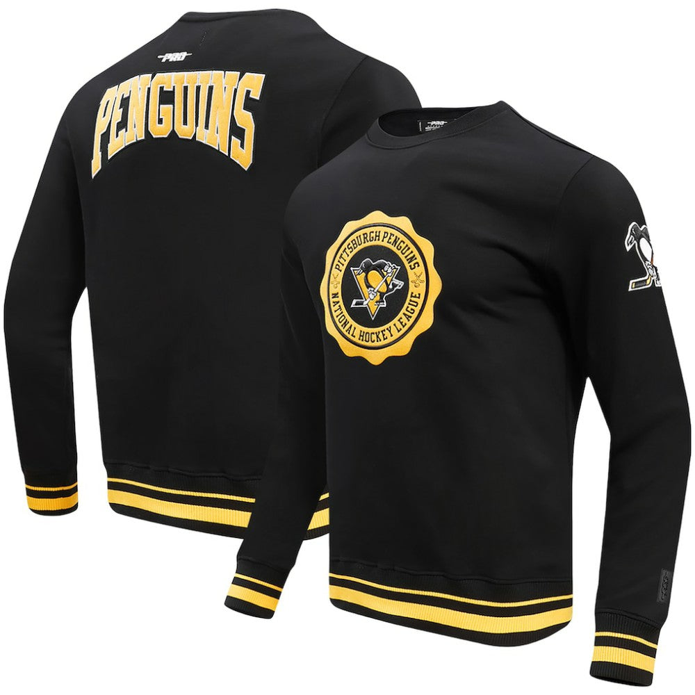 NHL Pittsburgh Penguins Pro Standard Crest Emblem Pullover Sweatshirt