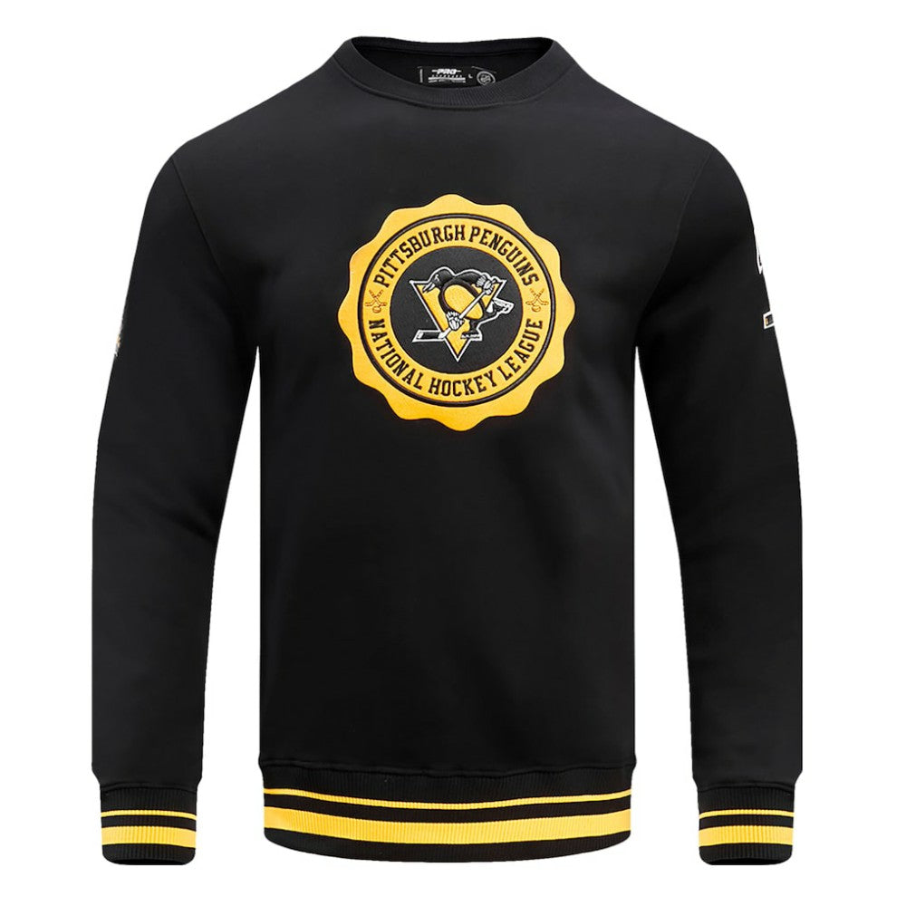 NHL Pittsburgh Penguins Pro Standard Crest Emblem Pullover Sweatshirt