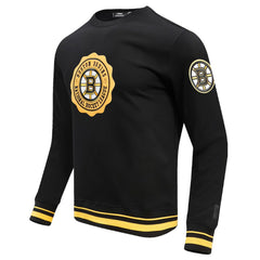 NHL Boston Bruins Pro Standard Crest Emblem Pullover Sweatshirt