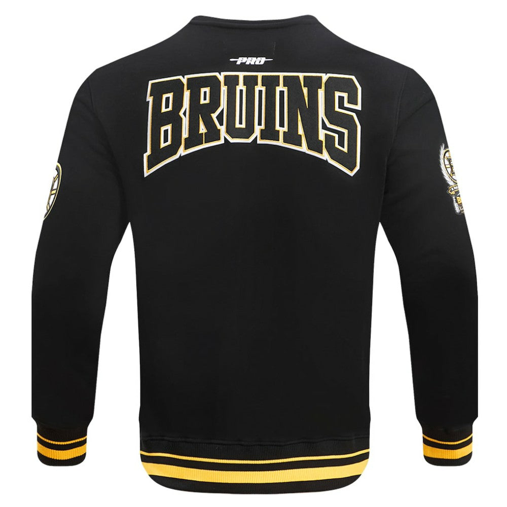 NHL Boston Bruins Pro Standard Crest Emblem Pullover Sweatshirt