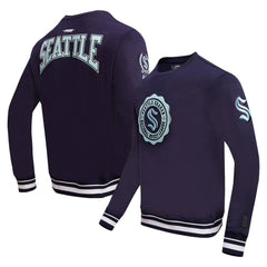 NHL Seattle Kraken Pro Standard Crest Emblem Pullover Sweatshirt