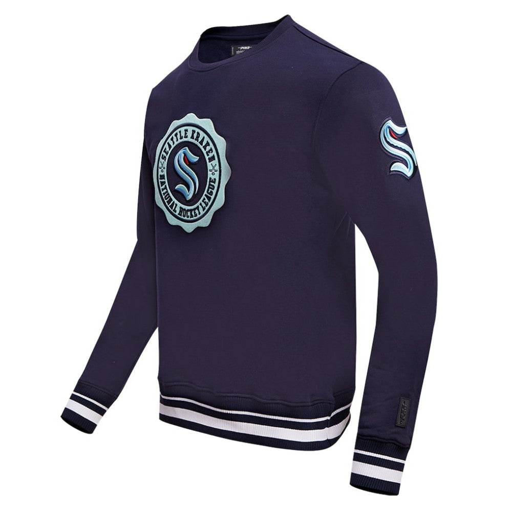 NHL Seattle Kraken Pro Standard Crest Emblem Pullover Sweatshirt