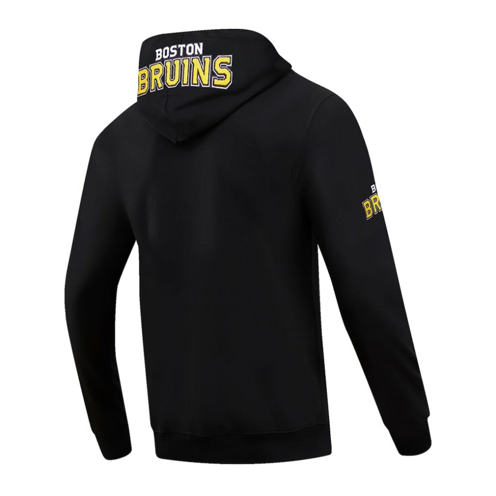NHL Boston Bruins Pro Standard Classic Chenille Full-Zip Hoodie Jacket