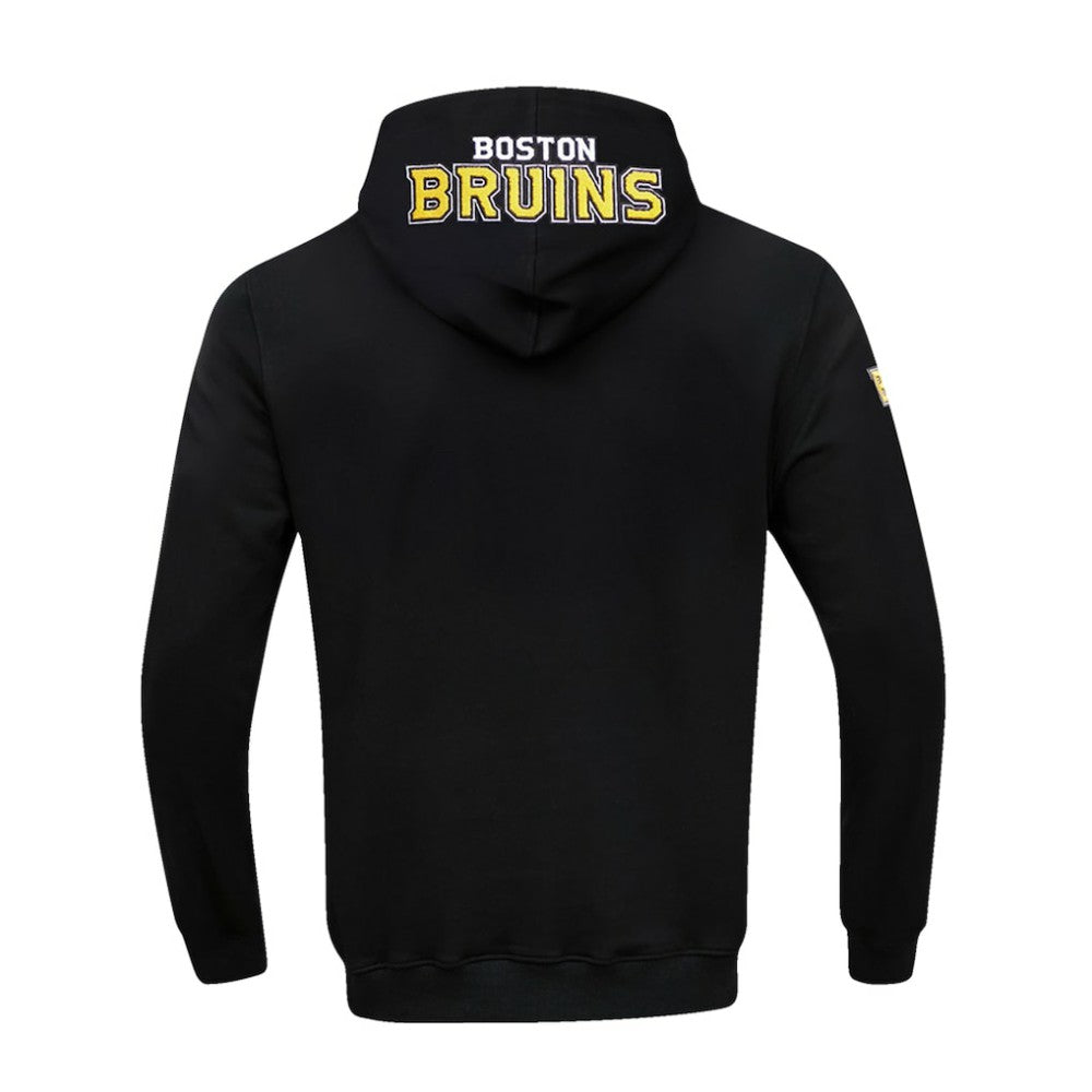 NHL Boston Bruins Pro Standard Classic Chenille Full-Zip Hoodie Jacket