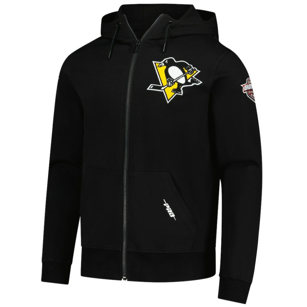 NHL Pittsburgh Penguins Pro Standard Classic Chenille Full-Zip Hoodie Jacket
