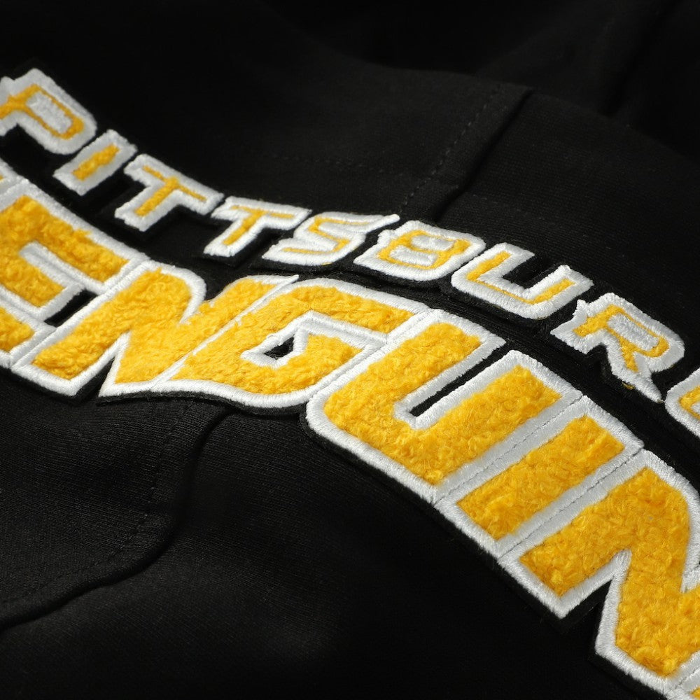 NHL Pittsburgh Penguins Pro Standard Classic Chenille Full-Zip Hoodie Jacket