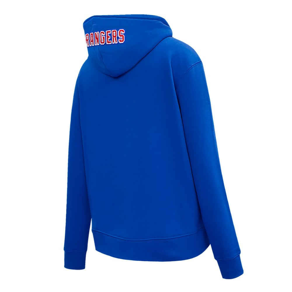 NHL New York Rangers Pro Standard Women's Classic Chenille Pullover Hoodie
