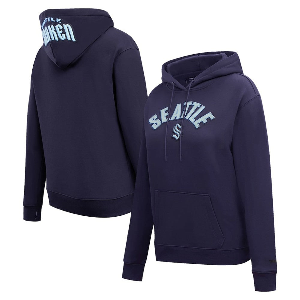 NHL Seattle Kraken Pro Standard Women's Classic Chenille Pullover Hoodie