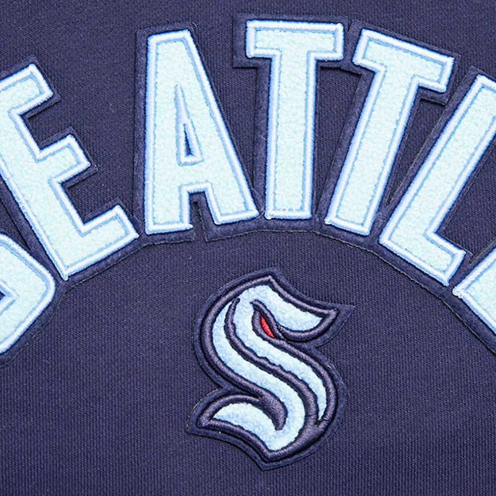 NHL Seattle Kraken Pro Standard Women's Classic Chenille Pullover Hoodie