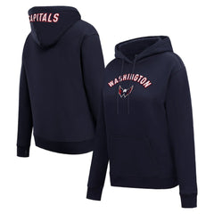 NHL Washington Capitals Pro Standard Women's Classic Chenille Pullover Hoodie