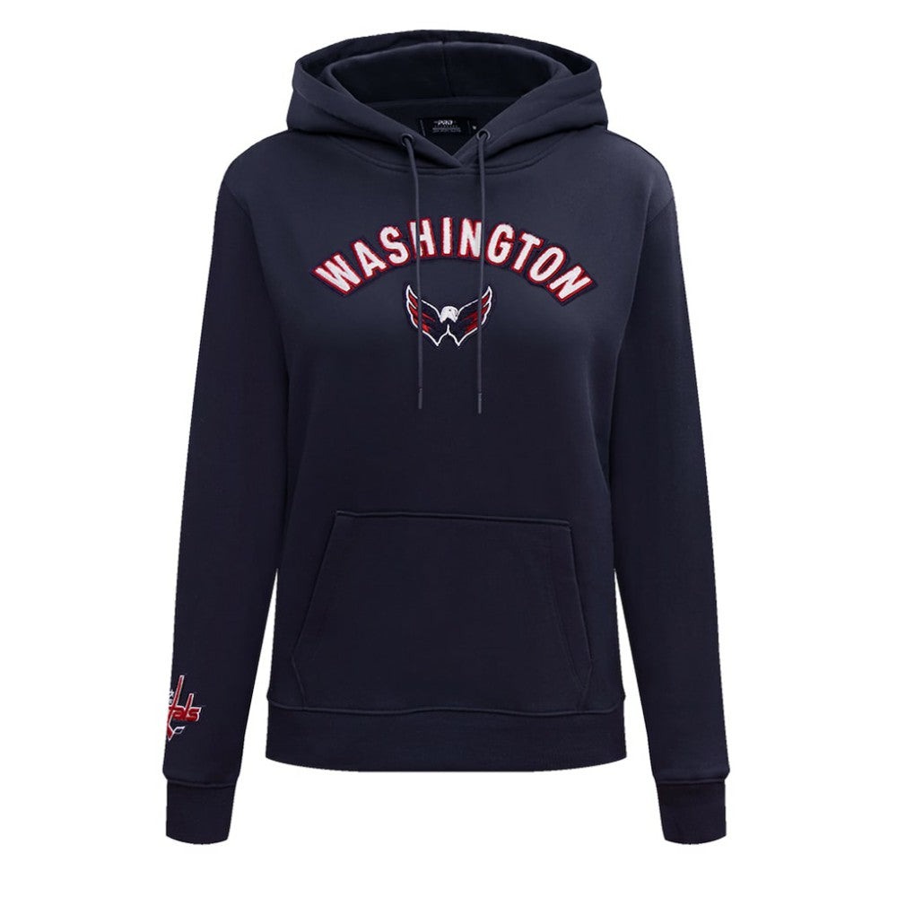 NHL Washington Capitals Pro Standard Women's Classic Chenille Pullover Hoodie