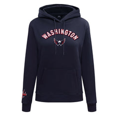 NHL Washington Capitals Pro Standard Women's Classic Chenille Pullover Hoodie
