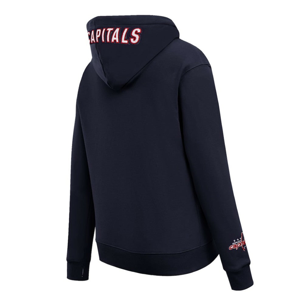 NHL Washington Capitals Pro Standard Women's Classic Chenille Pullover Hoodie