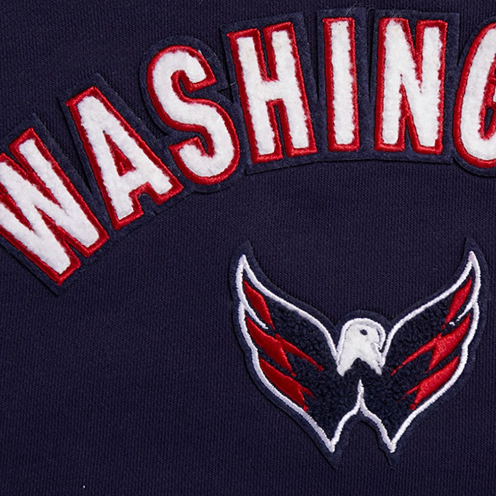 NHL Washington Capitals Pro Standard Women's Classic Chenille Pullover Hoodie