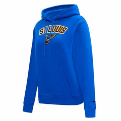 NHL St. Louis Blues Pro Standard Women's Classic Chenille Pullover Hoodie