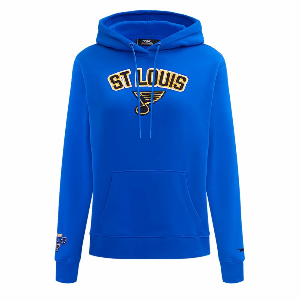 NHL St. Louis Blues Pro Standard Women's Classic Chenille Pullover Hoodie