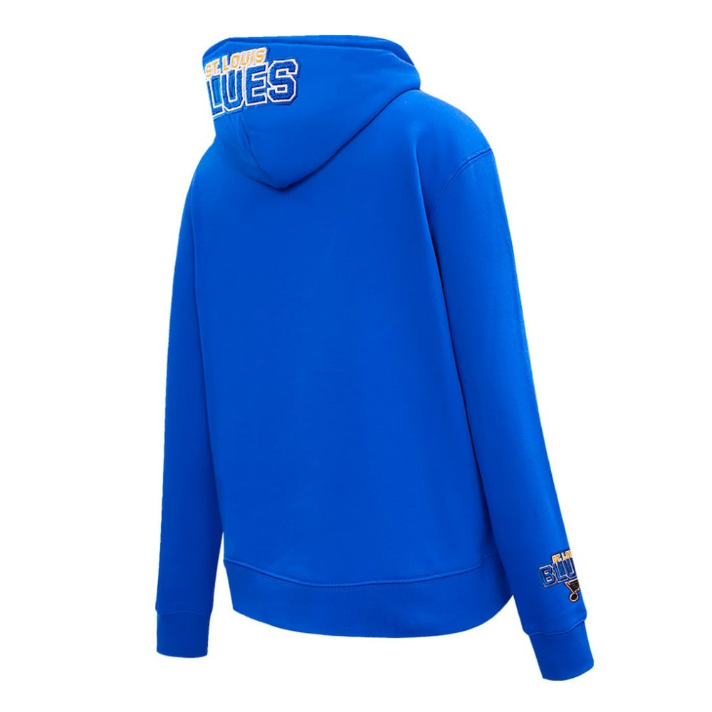 NHL St. Louis Blues Pro Standard Women's Classic Chenille Pullover Hoodie