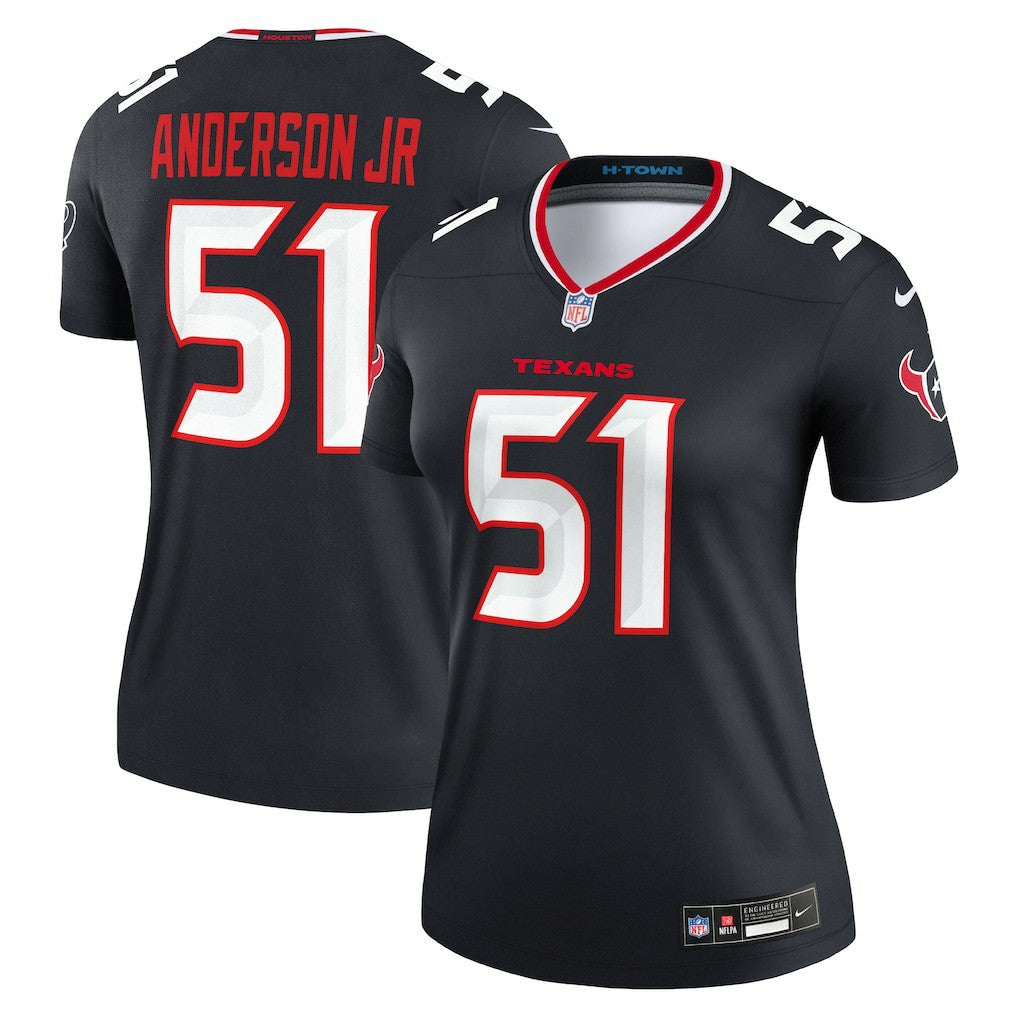 Will Anderson Jr.  Women's Legend Player Performance Top - Houston Texans Tops