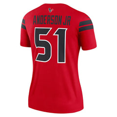 Will Anderson Jr.  Women's Alternate Legend Player Performance Top - Houston Texans Tops
