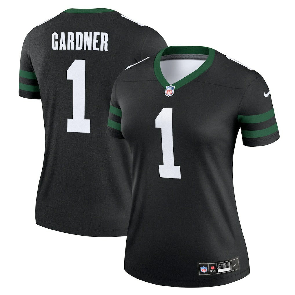 Ahmad Sauce Gardner  Women's Alternate Legend Player Performance Top - New York Jets Tops