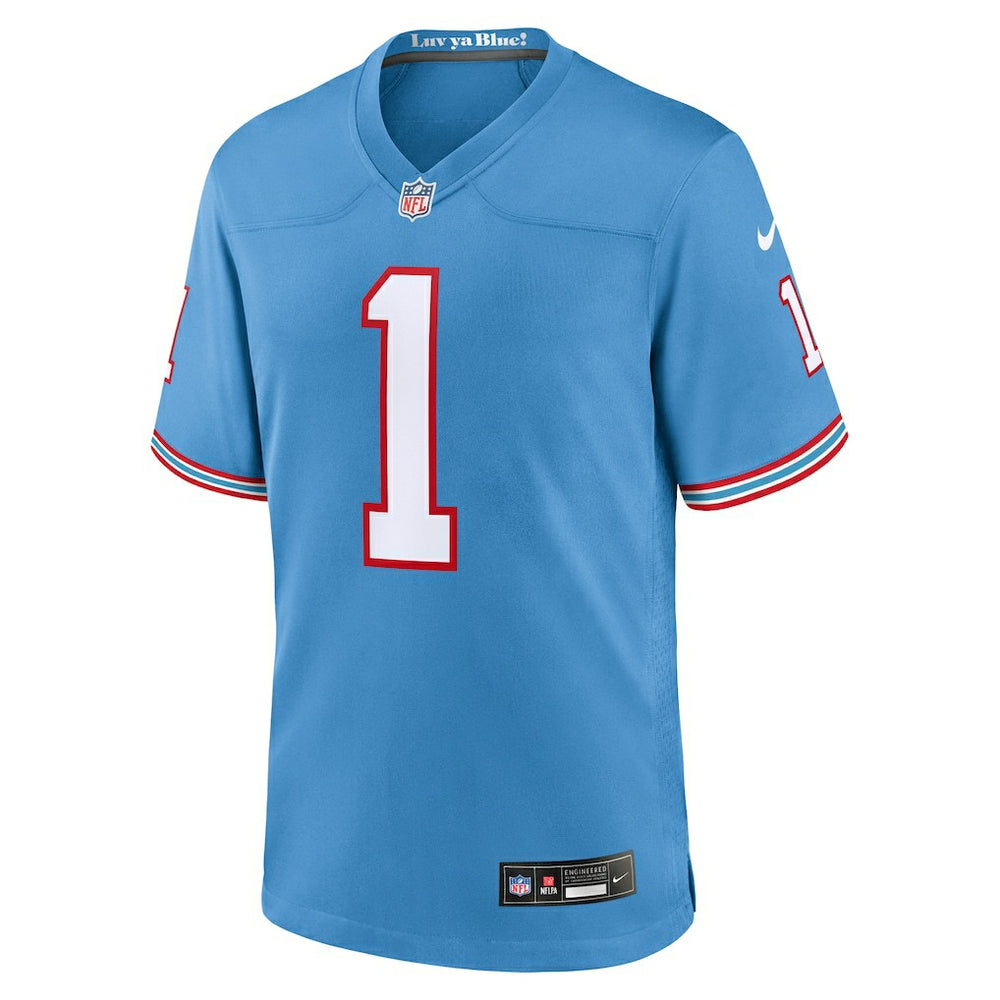 Warren Moon  Retired Player Alternate Game Jersey - Tennessee Titans Jerseys
