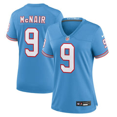 Steve McNair  Women's Oilers Throwback Retired Player Game Jersey - Tennessee Titans Jerseys