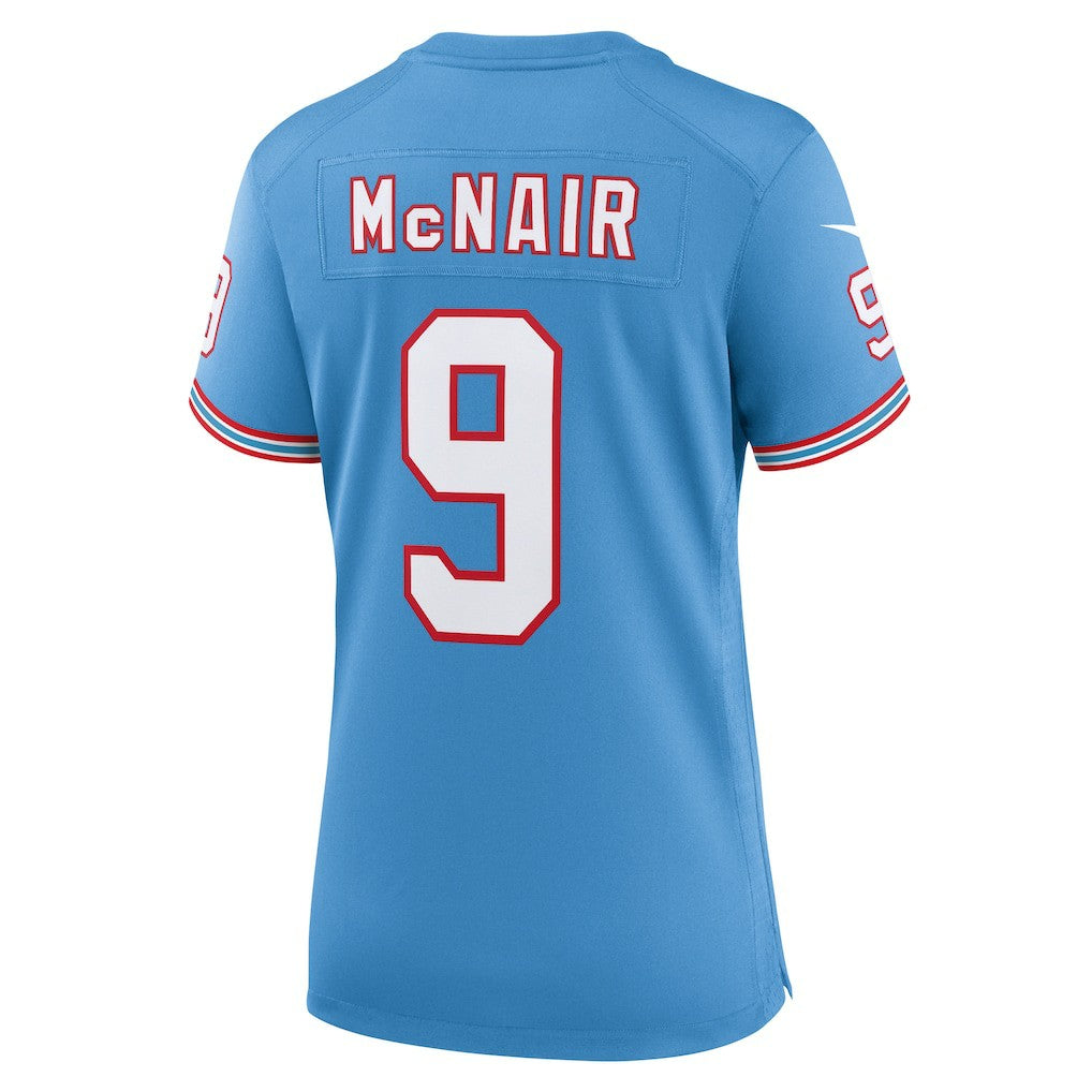 Steve McNair  Women's Oilers Throwback Retired Player Game Jersey - Tennessee Titans Jerseys