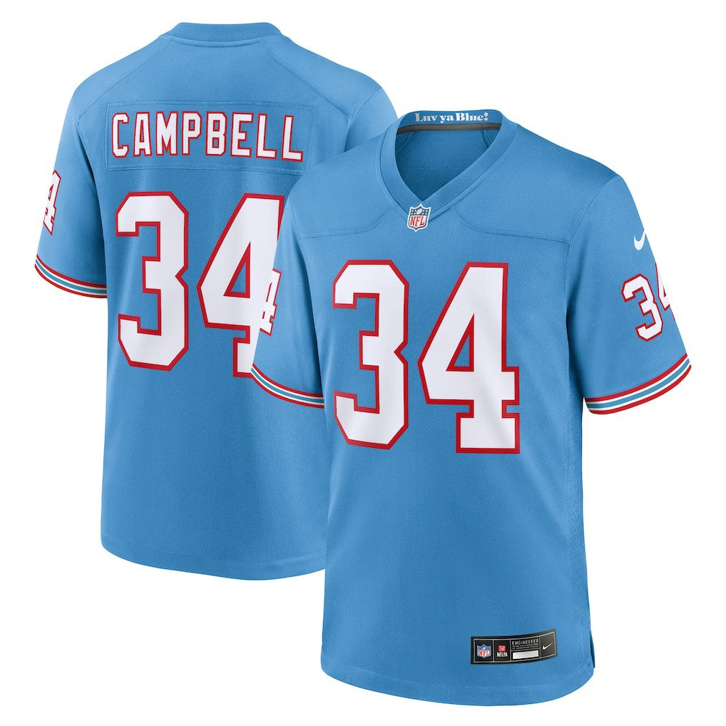 Earl Campbell  Retired Player Alternate Game Jersey - Tennessee Titans Jerseys