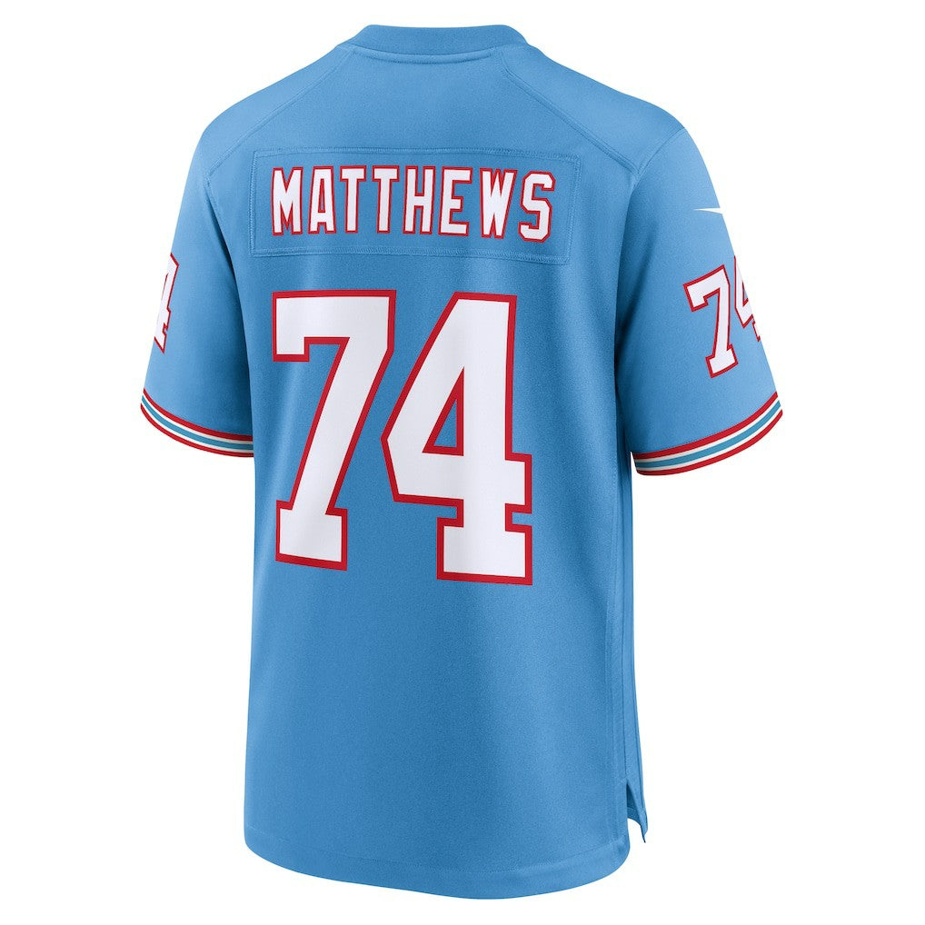 Bruce Matthews  Retired Player Alternate Game Jersey - Tennessee Titans Jerseys