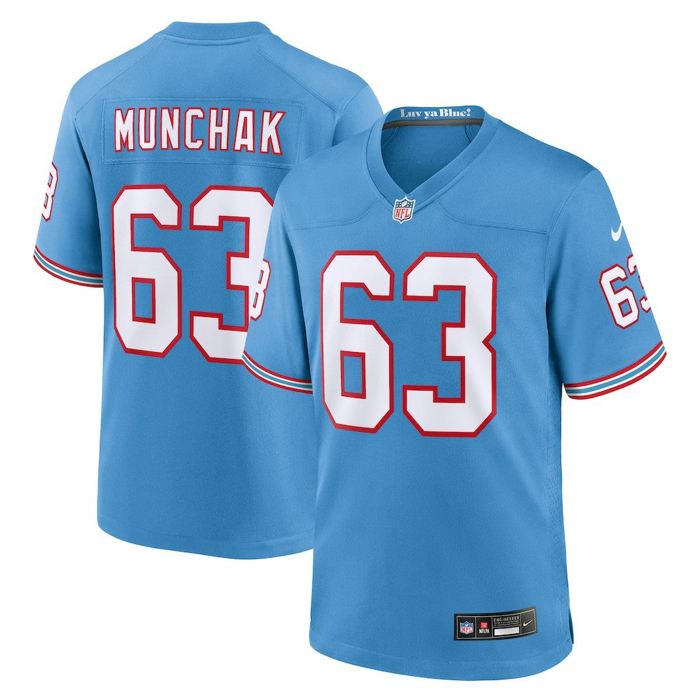 Mike Munchak  Retired Player Alternate Game Jersey - Tennessee Titans Jerseys