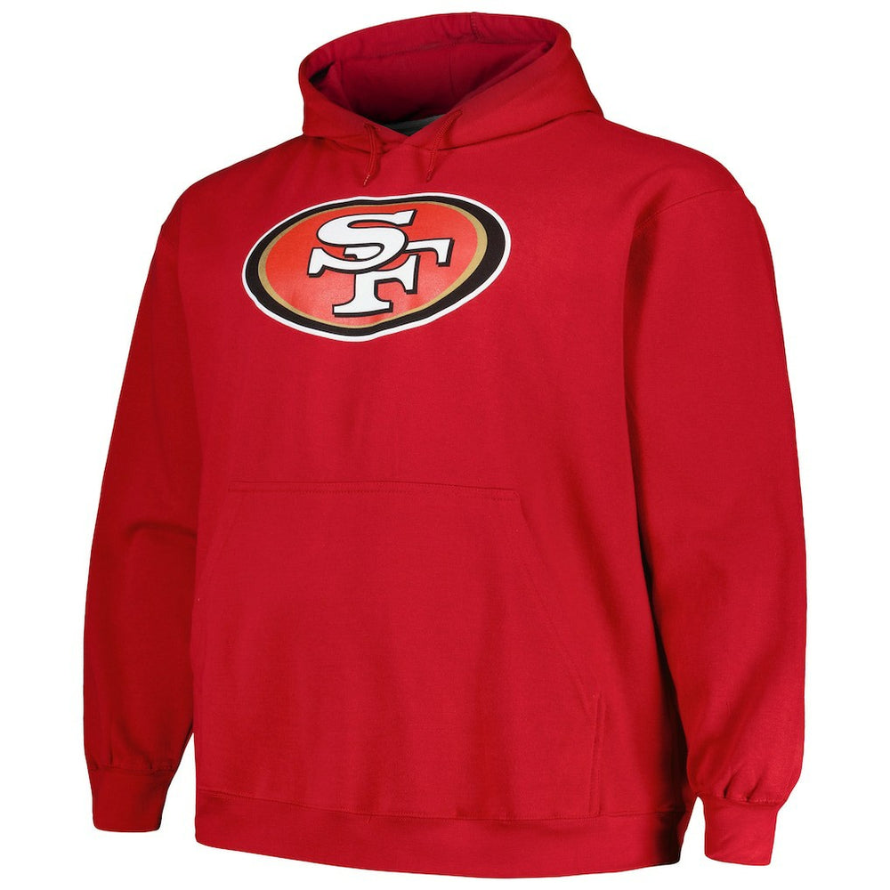 Christian McCaffrey  Big & Tall Fleece Name & Number Pullover Hoodie - San Francisco 49ers Hoodies