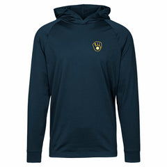 Navy Milwaukee Brewers Levelwear Dimension Insignia 2.0 Pullover Hoodie