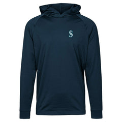 Navy Seattle Mariners Levelwear Dimension Insignia 2.0 Pullover Hoodie