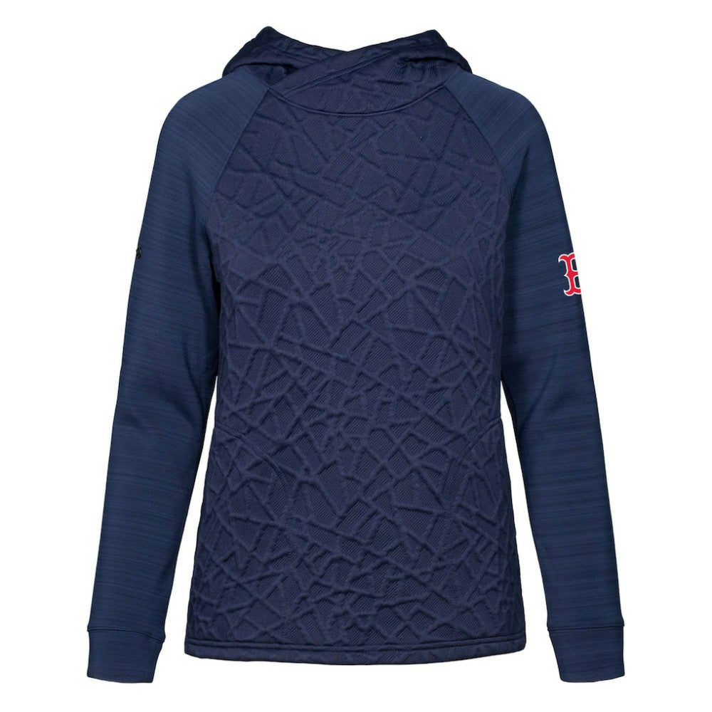 Navy Boston Red Sox Levelwear Women's Kenzie Insignia 2.0 Pullover Hoodie