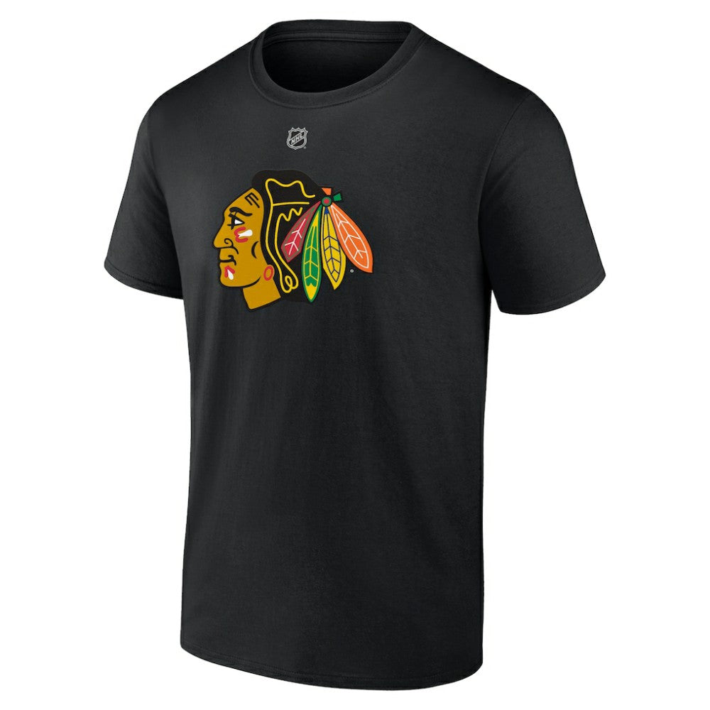 NHL Corey Perry Chicago Blackhawks Fanatics Authentic Stack Name & Number T-Shirt