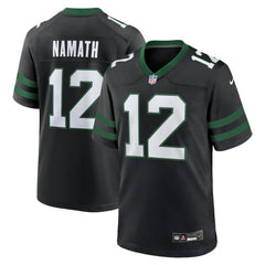 Joe Namath  Alternate Retired Player Game Jersey - New York Jets Jerseys