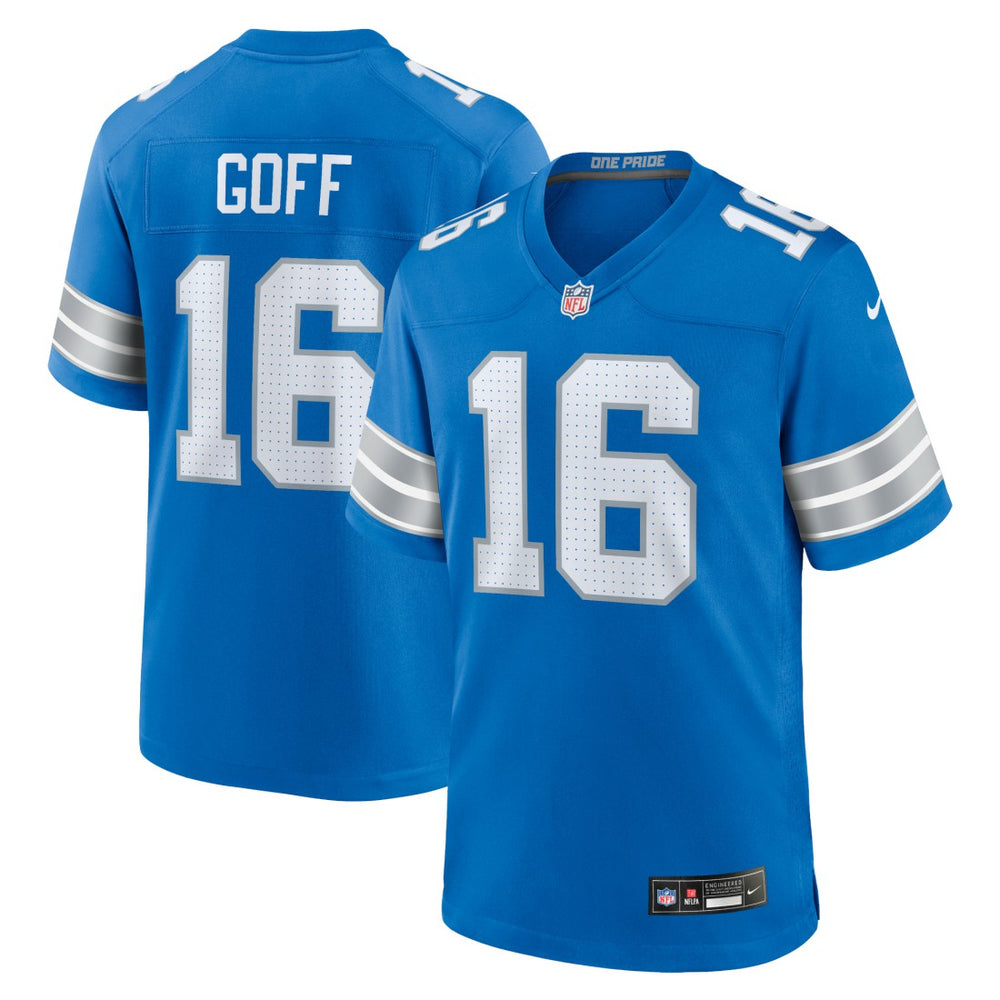Jared Goff  Game Jersey - Detroit Lions Jerseys