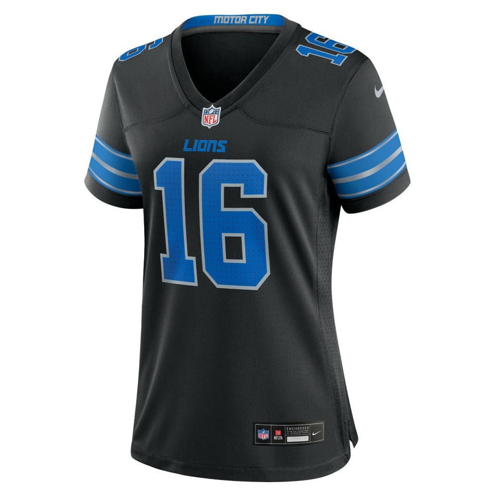 Jared Goff  Women's 2nd Alternate Game Jersey - Detroit Lions Jerseys